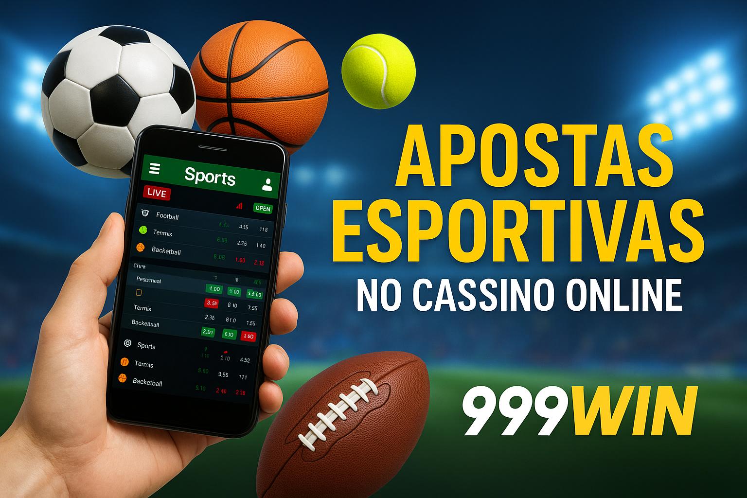 Apostas esportivas no cassino online 999WIN
