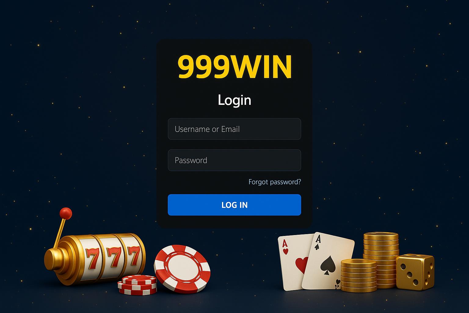 Login no Cassino 999WIN